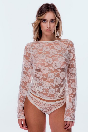 Imagen de Diane - Crop top de encaje