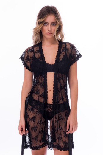 Imagen de Lisa - bata de encaje