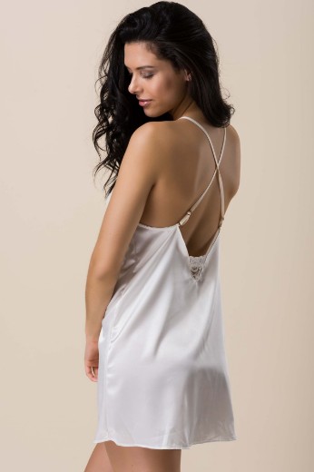 Imagen de Anastasia - Camisón de seda con encaje