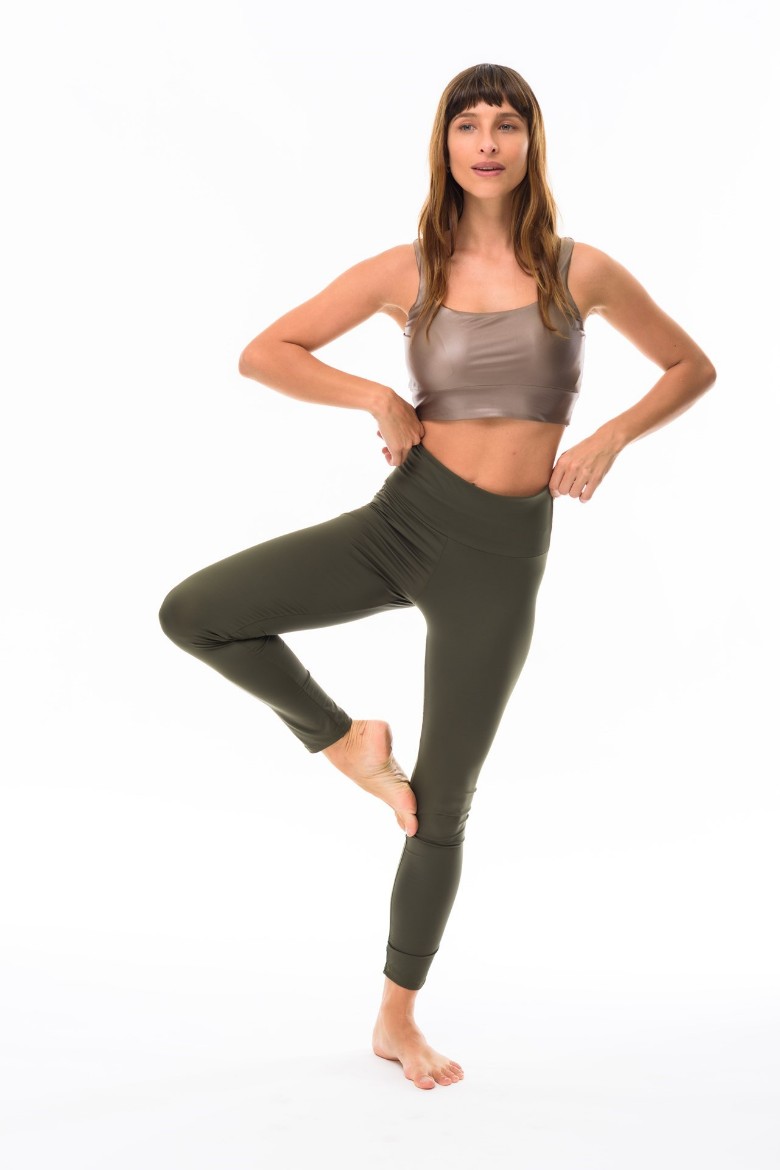Imagen de Astrid - Calza Larga de Lycra Verde