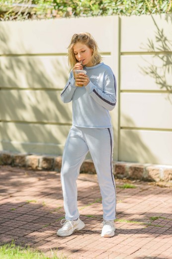 Imagen de Megan - Conjunto de Jogging Celeste