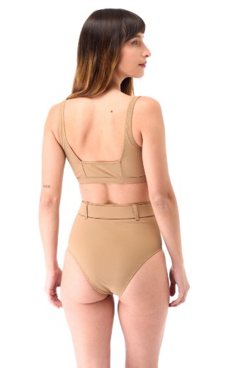 Imagen de Cancún - Bikini Tiro Alto con Cinto Leather