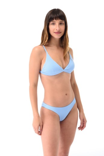 Imagen de Bali - Bikini Triángulo Fijo Celeste