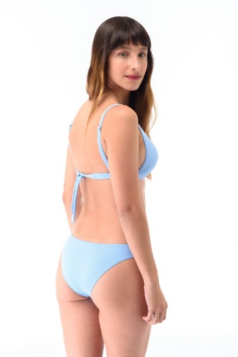 Imagen de Bali - Bikini Triángulo Fijo Celeste