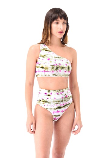 Imagen de New York - Bikini un Hombro Esponja Batik