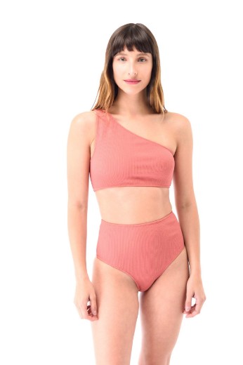 Imagen de New York - Bikini un Hombro Esponja Liso