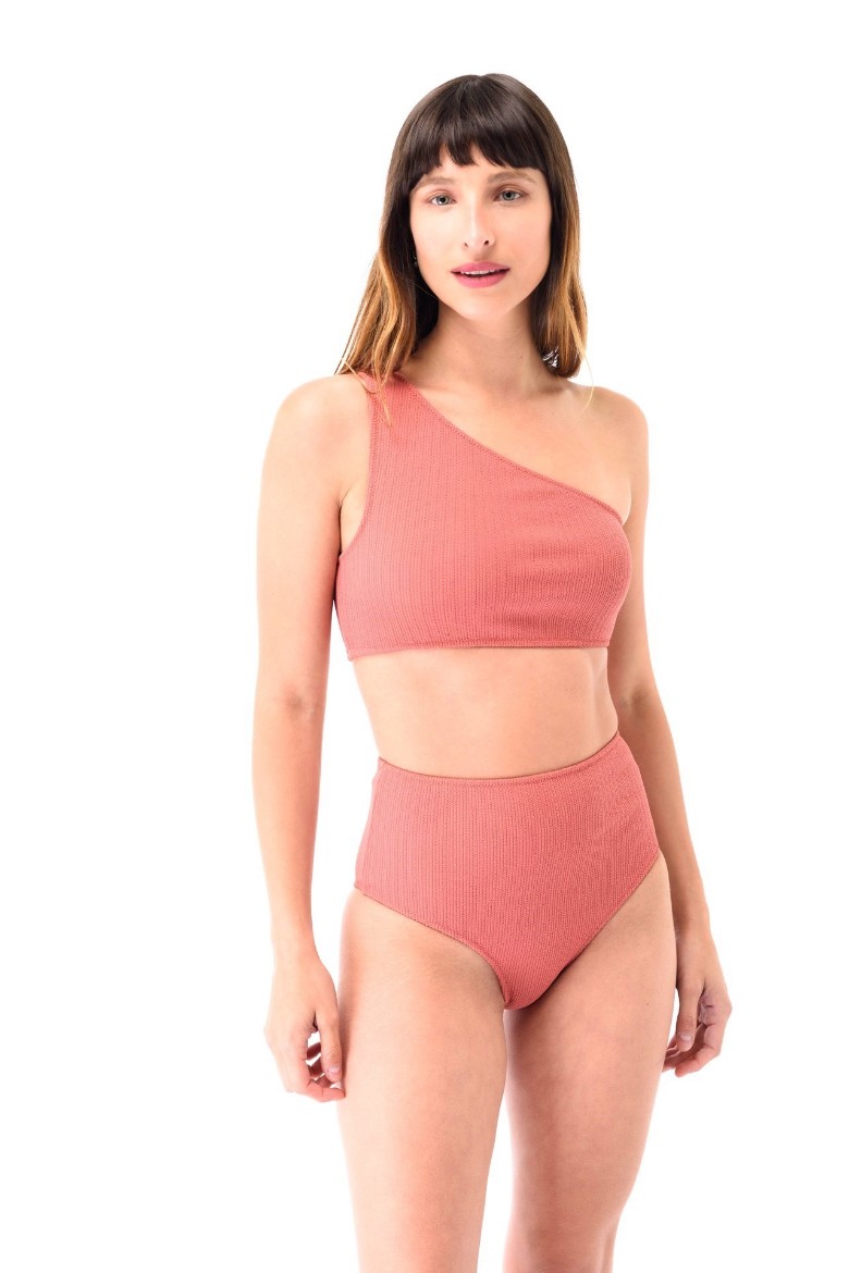 Imagen de New York - Bikini un Hombro Esponja Liso
