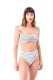 Imagen de Oia - Bikini Tiro Alto Punto Smock Con Volados