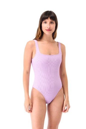 Imagen de Coconut - Malla Entera Escote Recto Esponja