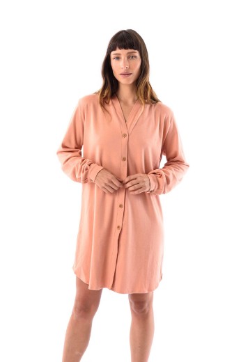 Imagen de Mindy - Camisola de Algodón Rosa
