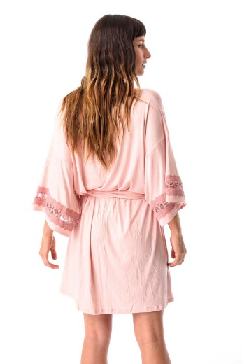 Imagen de Sienna - Bata de modal Rosa