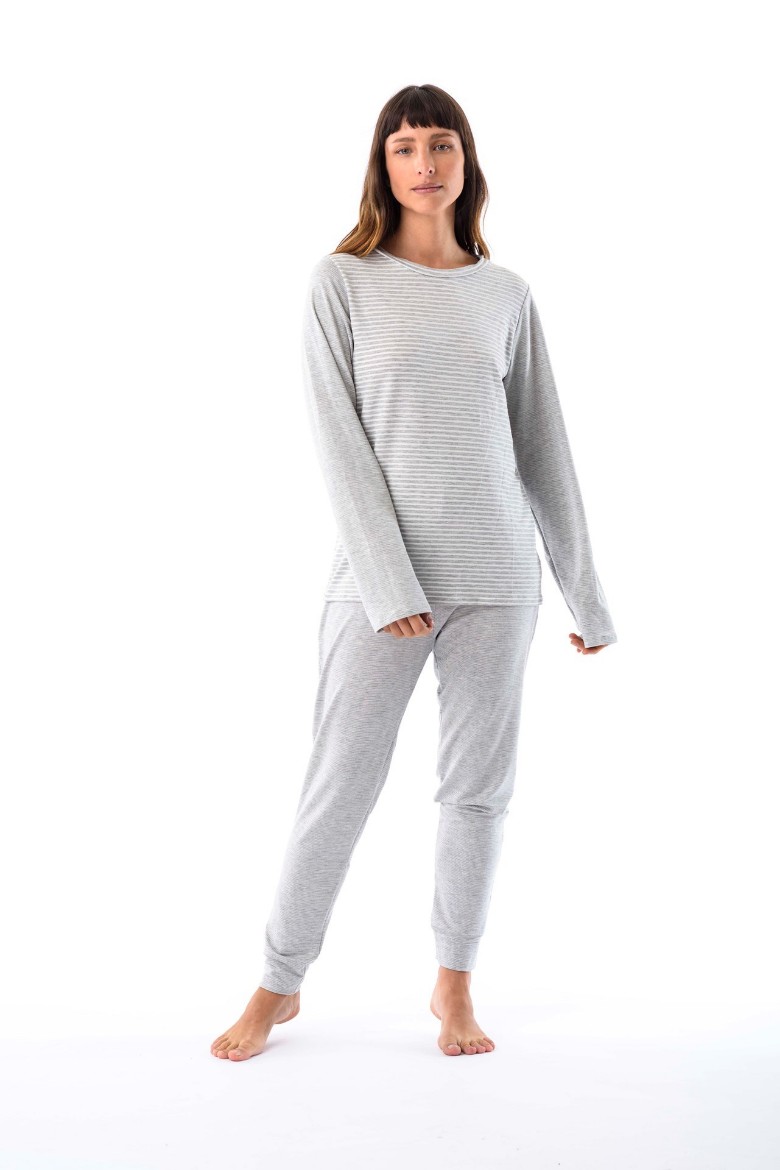 Imagen de Katia - Pijama Manga Larga Rayado