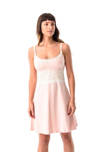 Imagen de Jacinta - Camisón maternal de algodón