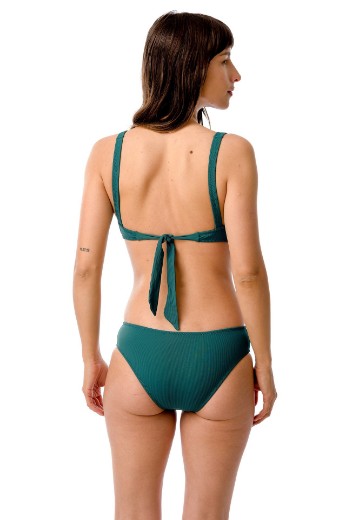 Imagen de Marina del rey - Bikini con Argolla  Ribb Petróleo