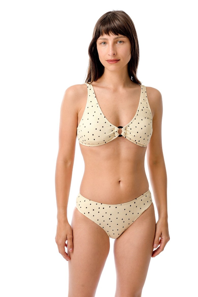 Imagen de Marina del rey - Bikini con Argolla Estampado Lunares