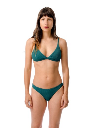 Imagen de Bali - Bikini Triángulo Fijo Petróleo