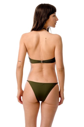 Imagen de Bahamas - Bikini con Corte y Tiras Verde