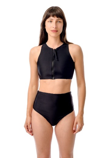 Imagen de Melbourne - Bikini Top con Cierre Reversible Estampado Lunares