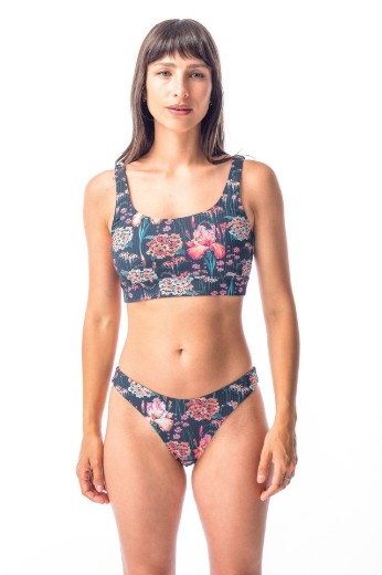 Imagen de Bábaro - Bikini Top Reversible Estampado Floreado