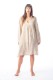 Imagen de Daphne - Camisa de Lino Manga Larga Beige