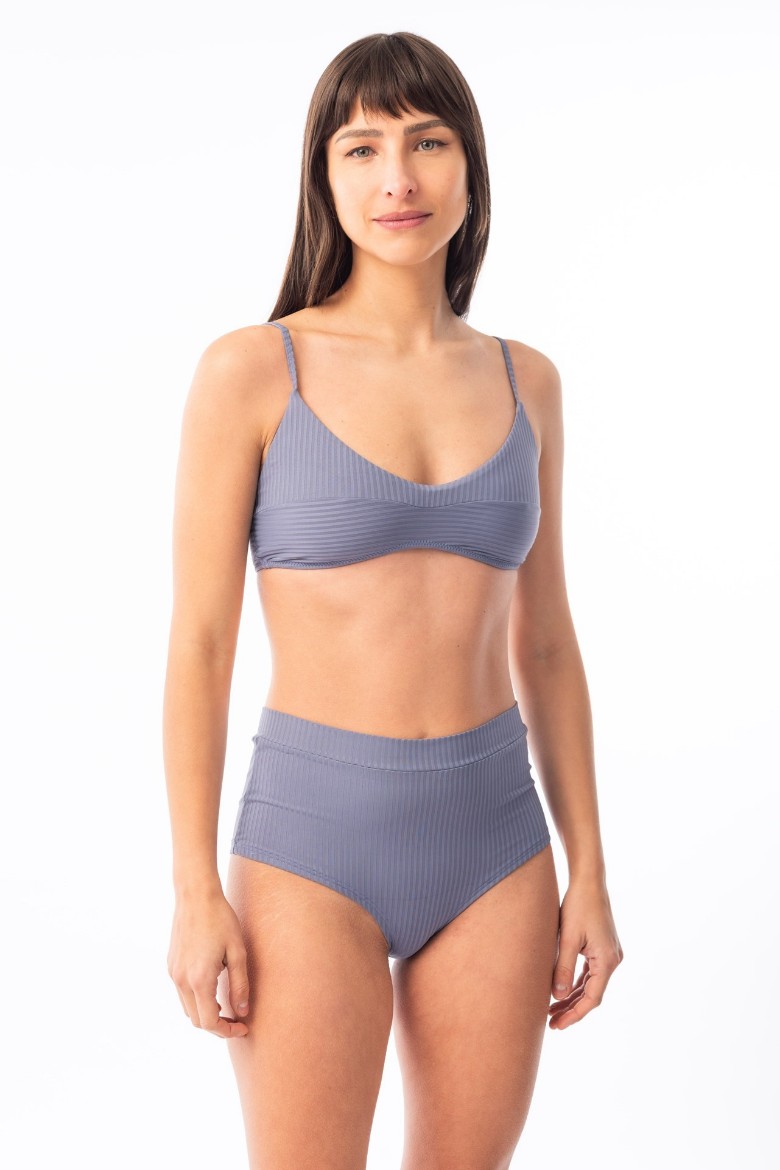 Imagen de Cartagena - Bikini Tiro Alto Ribb Blue