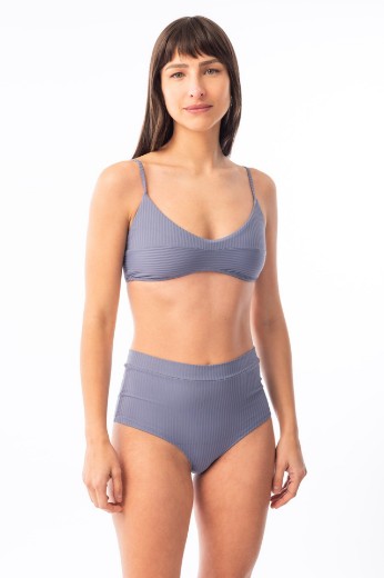 Imagen de Cartagena - Bikini Tiro Alto Ribb Blue