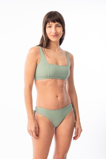 Imagen de Zuma - Bikini Top con Cortes Ribb Verde