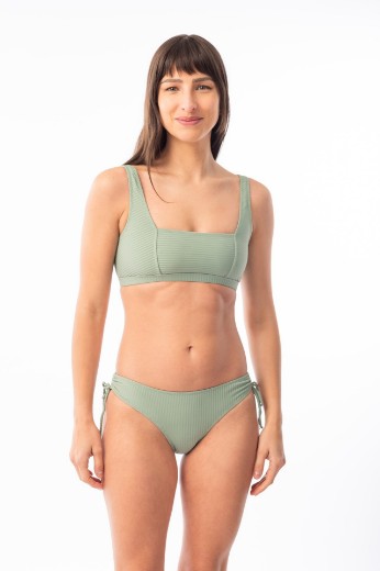 Imagen de Zuma - Bikini Top con Cortes Ribb Verde