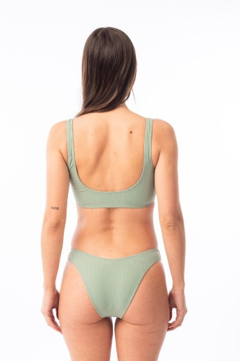 Imagen de Paraiso- Bikini Top con Argollas Ribb Verde
