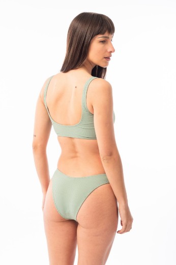 Imagen de Paraiso- Bikini Top con Argollas Ribb Verde
