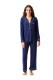 Imagen de Donatella - Pijama Camisero Largo Azul Marino