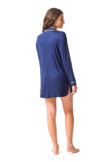 Imagen de Francesca - Camisola de Modal Azul Marino