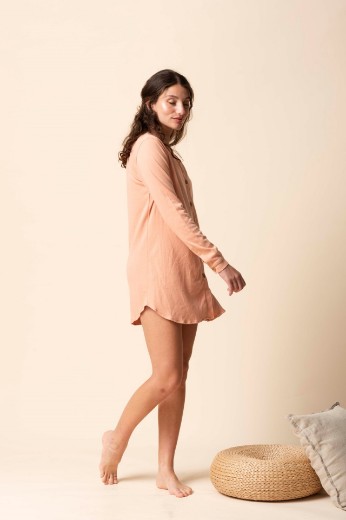 Imagen de Mindy - Camisola de Algodón Rosa