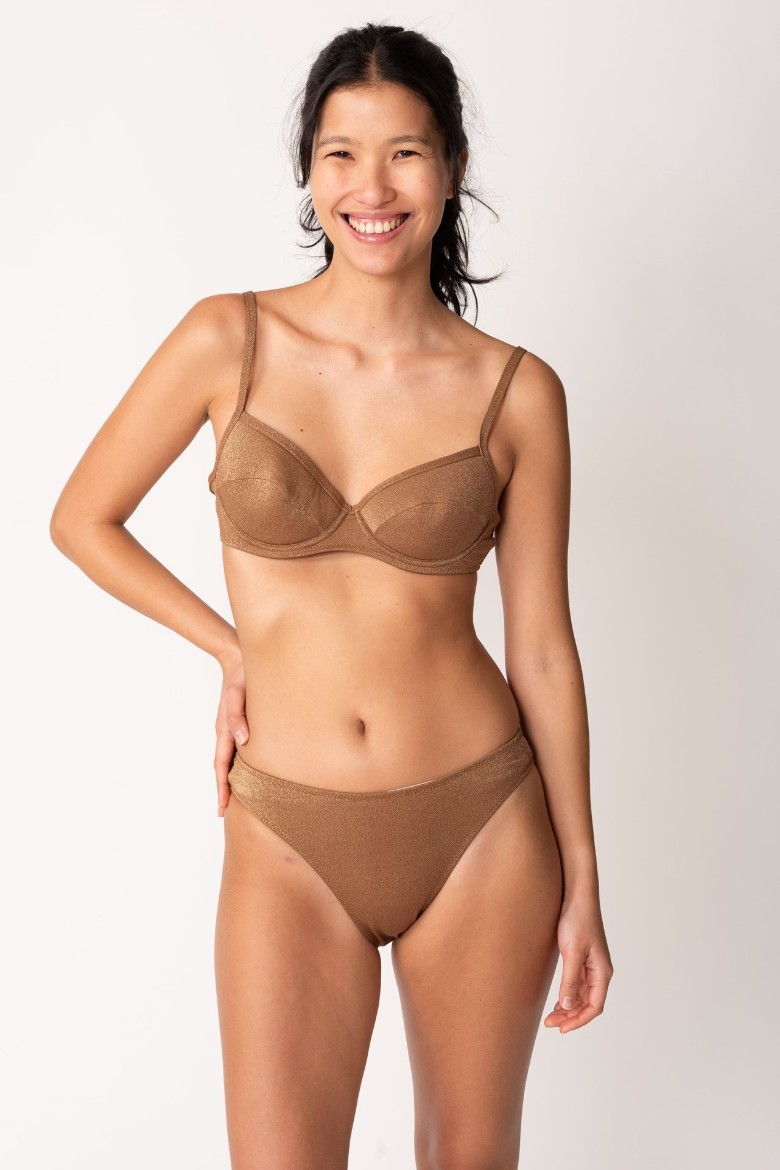 Imagen de Cabo - Bikini con Aro y Push Up Chocolate