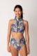 Imagen de Rio - Bikini Top con Cierre Floreado