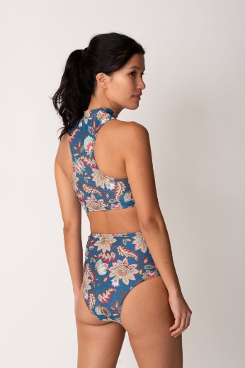 Imagen de Rio- Bikini Top con Cierre Floreado