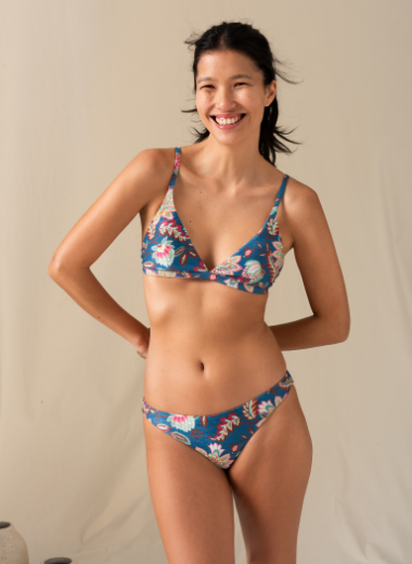 Imagen de Bali - Bikini Triángulo Fijo Floreado