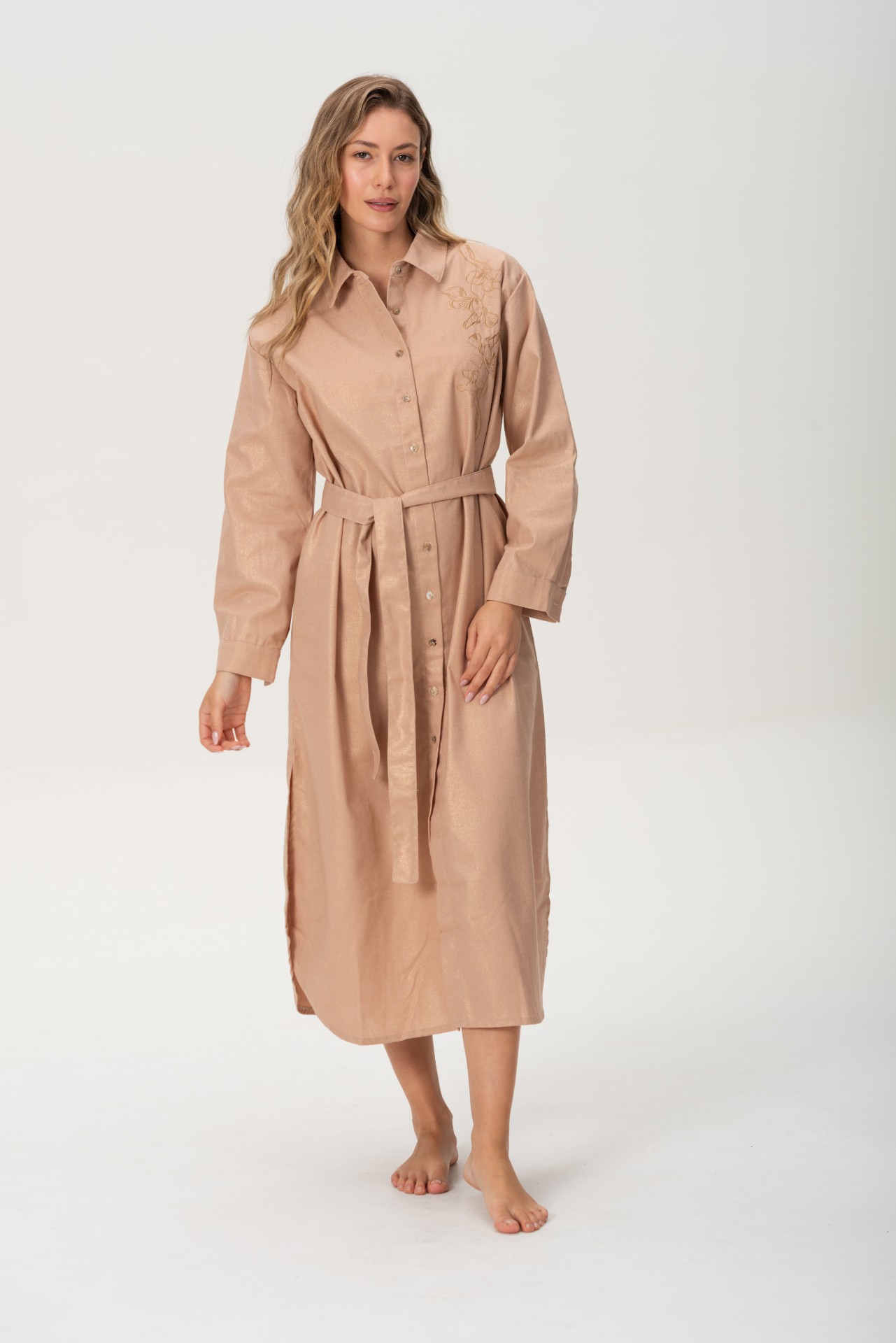 Brisa - Vestido Camisero de Lino