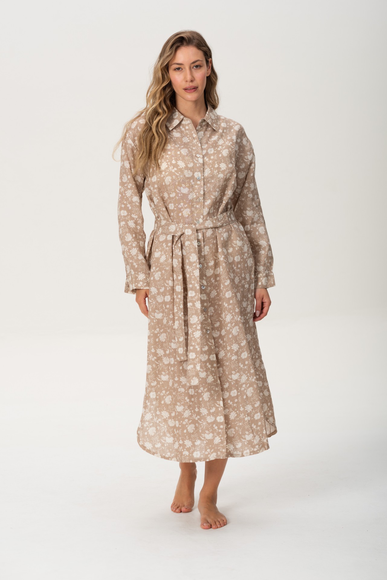Brisa - Vestido Camisero de Lino